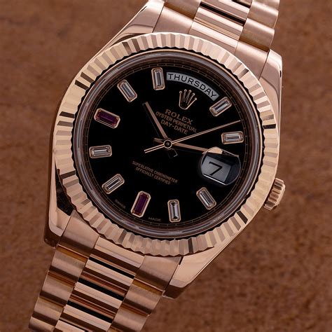 replica rolex day date ii rose gold 41mm|Rolex Day-Date look alike.